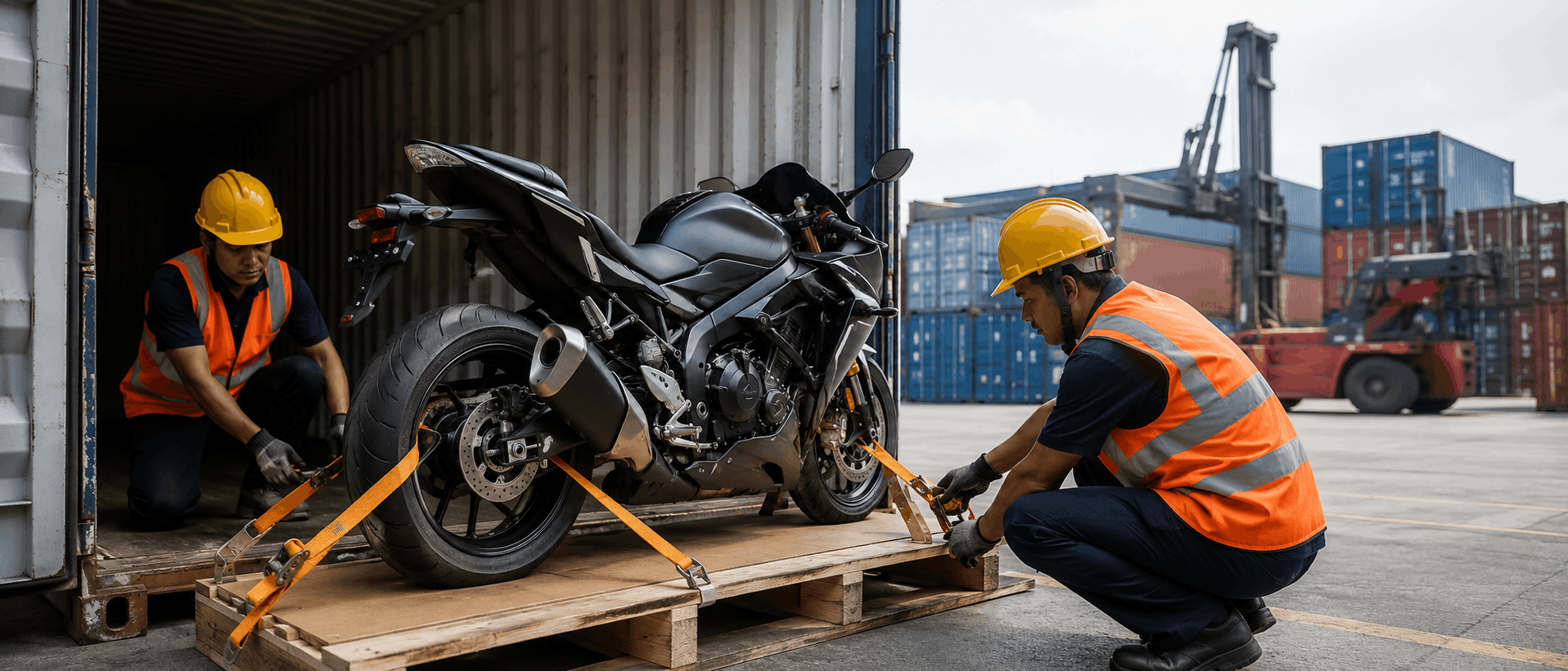 International Motorcycle Engine Shipping from the UK & Europe to Kenya